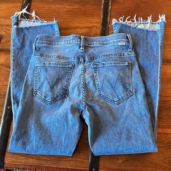 MOTHER Blue Flare & Wide Leg Jeans